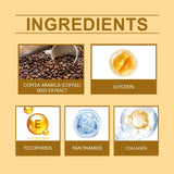 5% Coffee Eye Serum Fade Eye Fine Line Collagen Lightens Dark Circles Bags Puffiness Tighten Moisturizing Under Eyes Skin Care