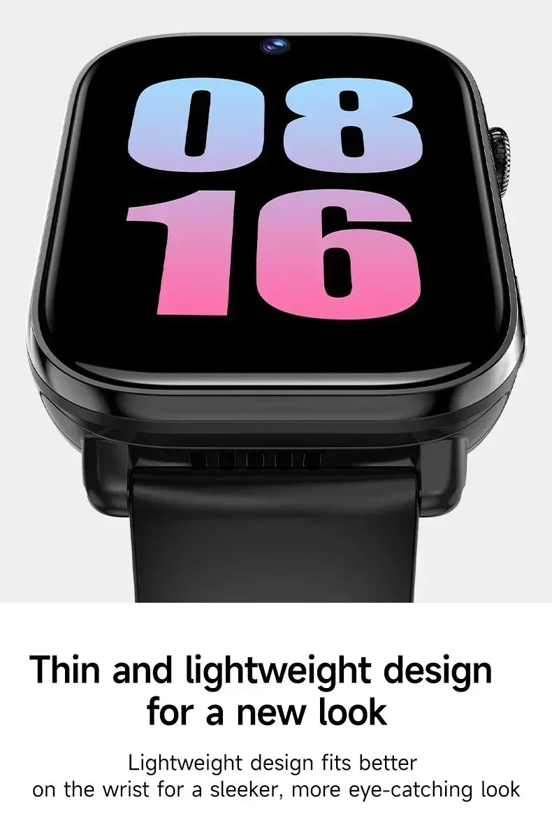 i1 Android Smartwatch with Full 4G/5G SIM Support, HD Camera, GPS, NFC, and Google Play Store，Sport Design for Men Women - Wear444