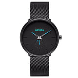 2025 New Fashion Mens Watches Top Brand Luxury Quartz Watch Men Casual Slim Mesh Steel Waterproof Sport Watch Relogio Masculino