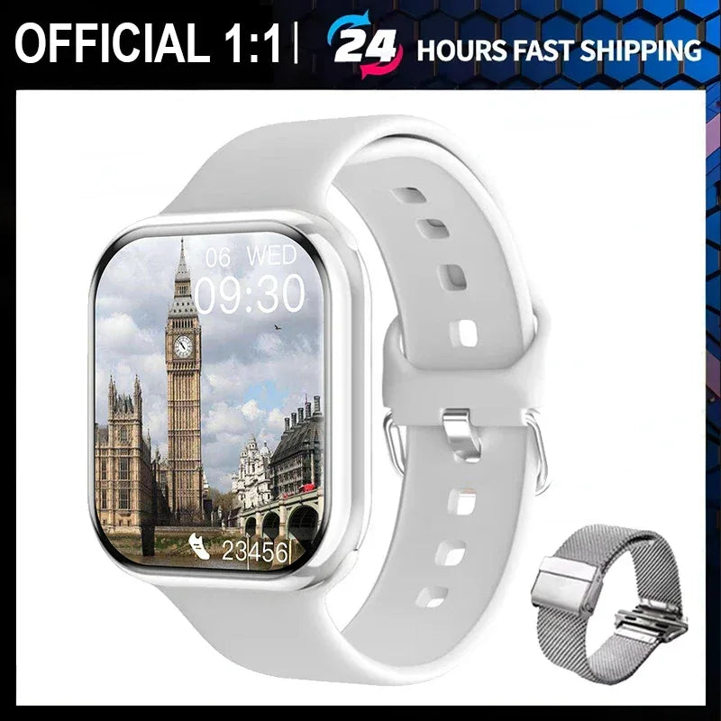 2025 New Series IW9 Watch 9 GPS Track Smart Watch Men Woman HD Bluetooth Call IP68 Waterproof Sports Smart Watch For Android IOS - Wear444