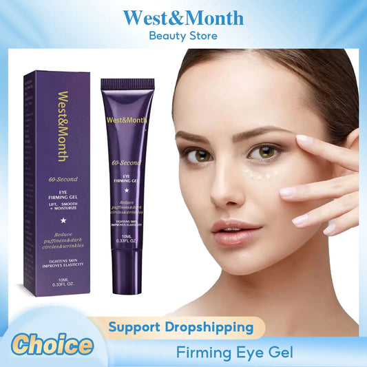 Firming Eye Gel Lighten Wrinkles Dark Circles Lifting Puffy Eyes Reduce Fine Lines Moisturizing Brightening Eye Bags Care Gel