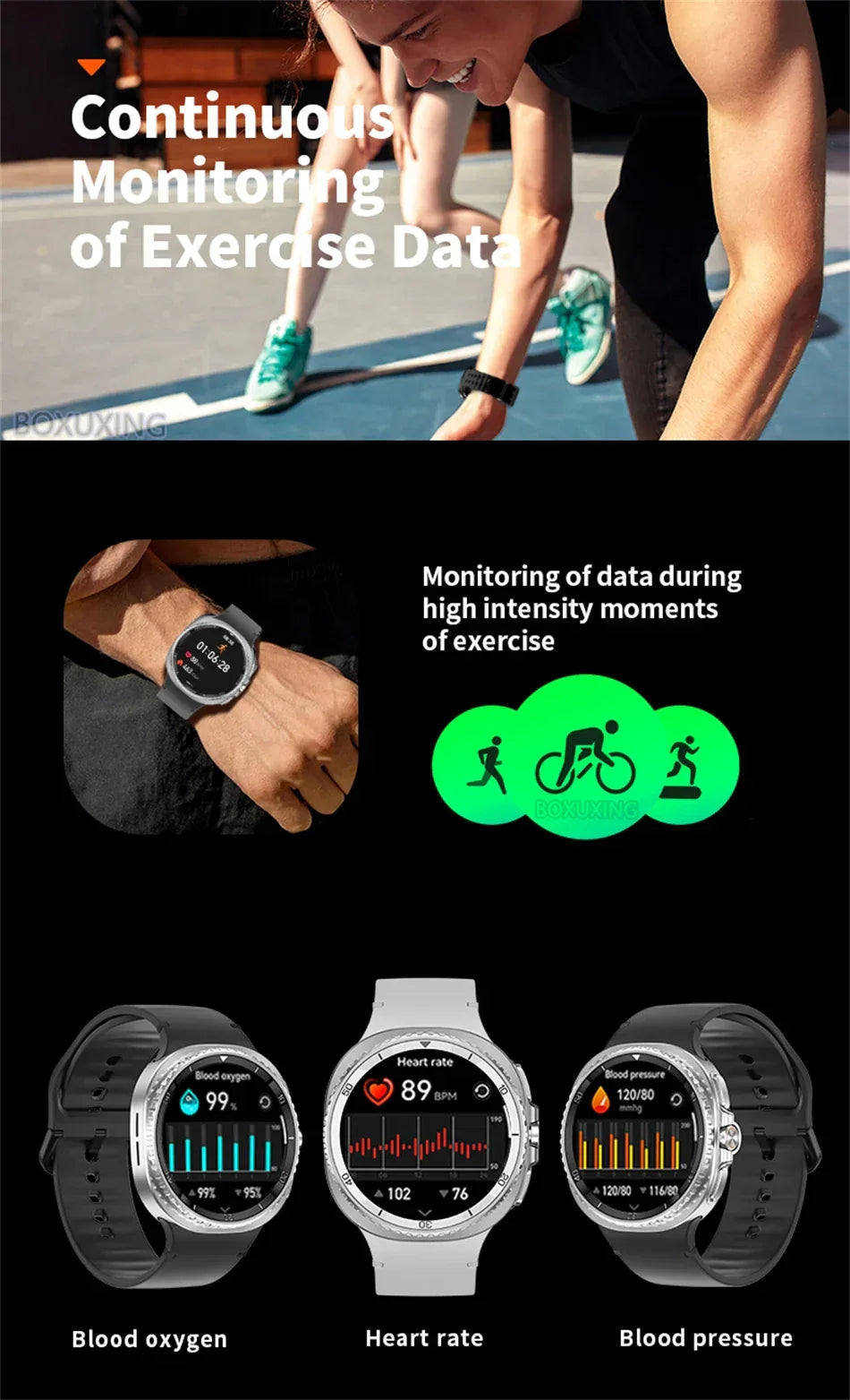 2025New Watch 8 Classic Smart Watch Men AMOLED Screen Bluetooth Call GPS Track Heart Rate IP68 Waterproof Smartwatch For Samsung - Wear444