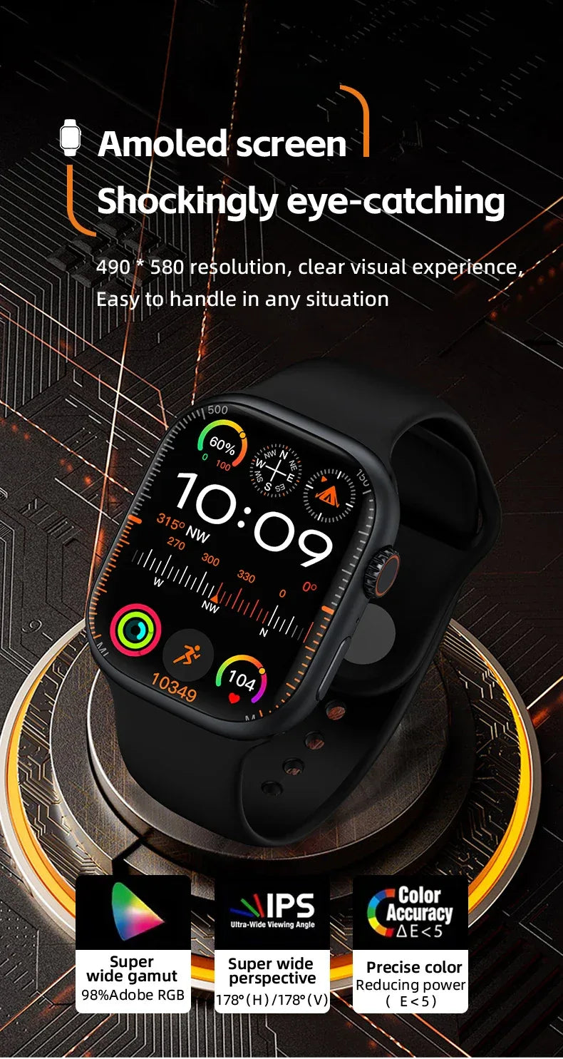 CD99 watch X 5G smartwatch 2.29inch AMOLED 5G LTE smart watch with 180 ° rotary camera GPS WiFi SIM card slot health monitoring - Wear444