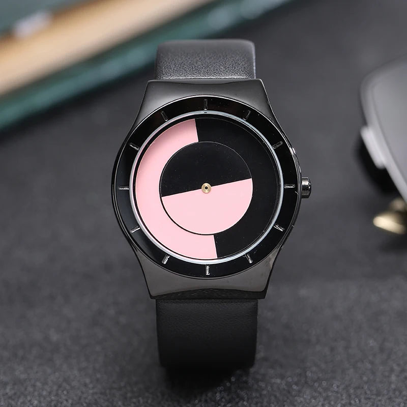 Creative Quartz Watches Men Top FASHION Brand Casual Stainless steel Mesh Band Unisex Watch Clock Male female Gentleman gift