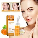 Tuemeric Facial Cleanser for a Radiant Glow Daily Skin Brightening Foaming Face Wash to Even Out Skin Tone, 100ml L0M0