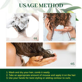 60ml Olive Oil Hair Styling Mousse Curl Styling Long Lasting Moisturising Repair Dry Damaged Curl Care Anti-Frizz Mousse