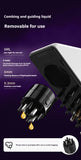 Electric Scalp Applicator Massage Liquid Guide Comb Hair Growth Comb Vibrating Red Light Microcurrent Heating