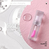 Plumping Clear Lip Oil Tint Glow Lipgloss Custom Logo Cruelty Free Fruit Color Changing Lip Plumper Wholesale Bulk 10pcs/lot