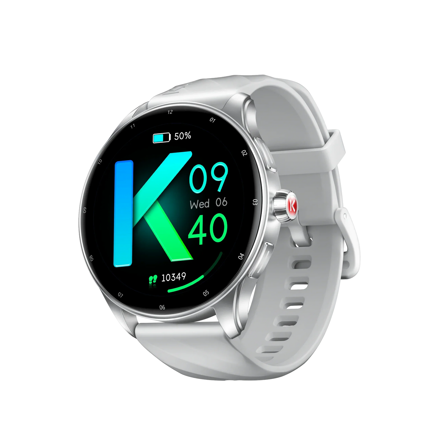 KUMI GW3 Pro Smartwatch 1.43" AMOLED IP68 Waterproof Bluetooth 5.2 Fitness Tracker Heart Rate Blood Oxygen Monitor - Wear444