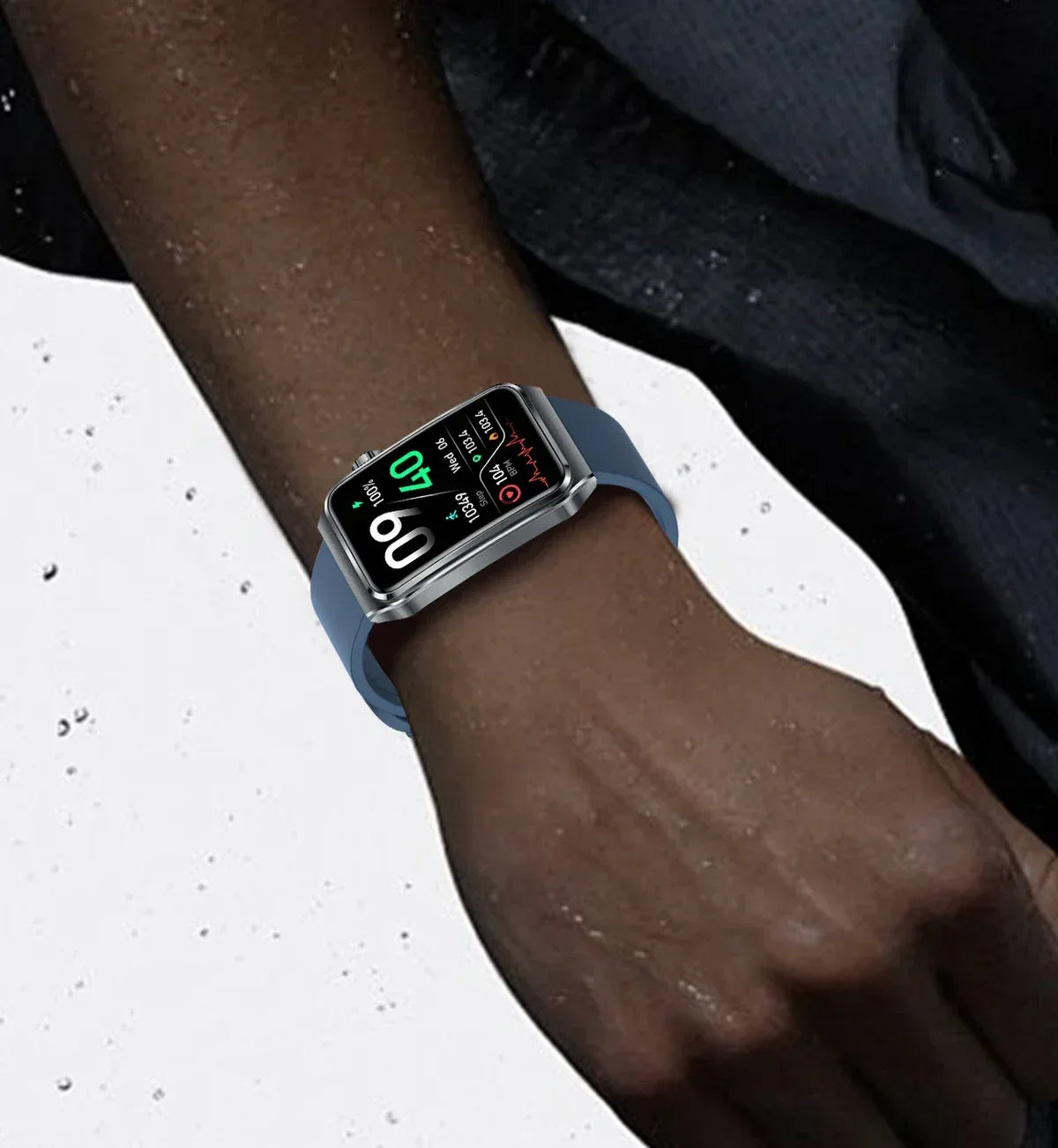 2025 New Nursing Grade ECG+PPG Pulse therapy Smartwatch Men Blood lipid Uric acid Bluetooth call Health Bracelet For Android iOS - Wear444