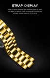 LIGE Fashion Quartz Watches For Men Gold Skeleton Retro Men Watch Top Brand Luxury Sport Waterproof Watch Men Relogios Masculino