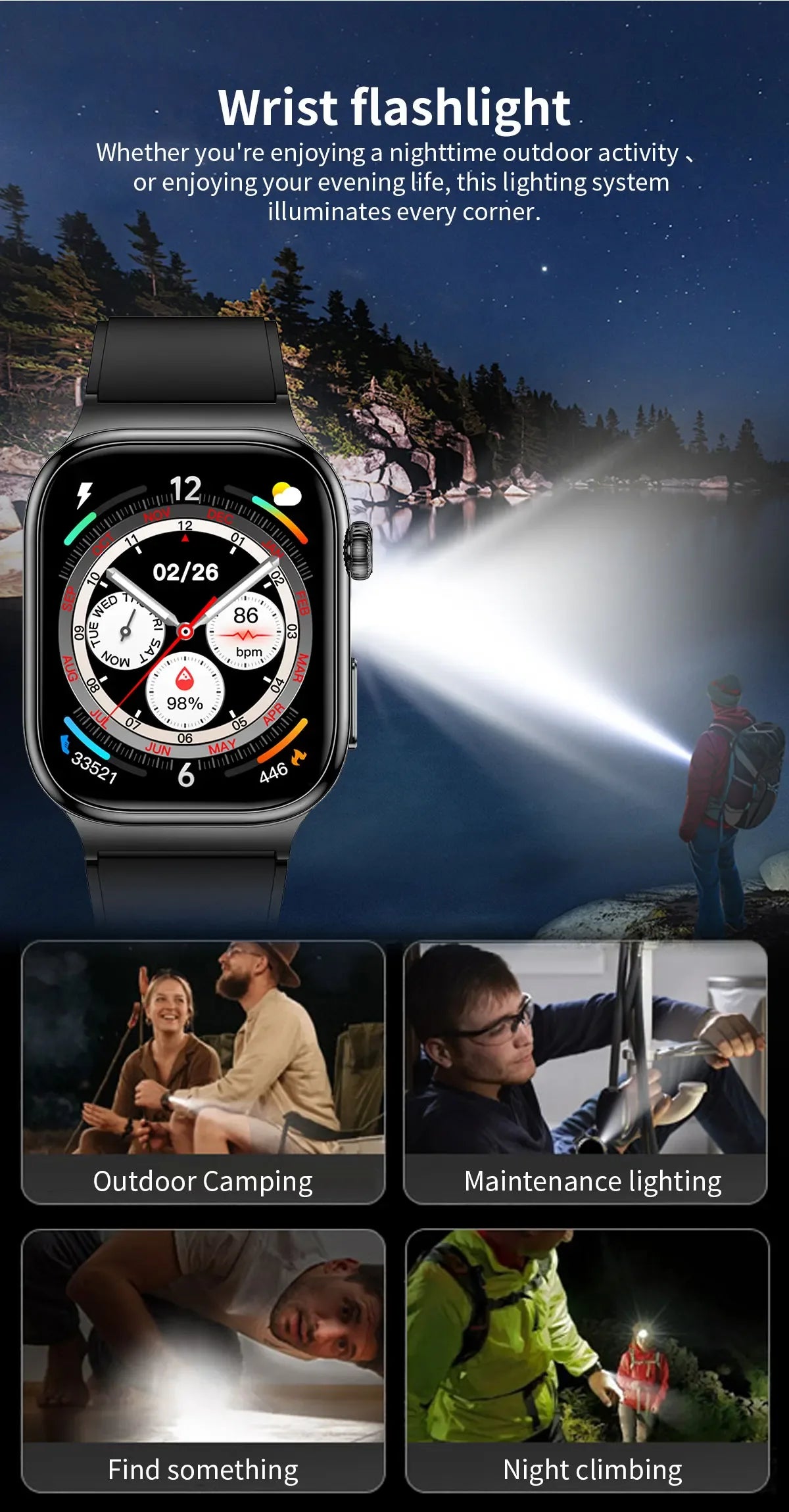 Accurate Measurement Health Smart Watch ECG+PPG Uric Acid Blood Pressure Blood Lipids BT Call Bluetooth Sport tracker Smartwatch - Wear444