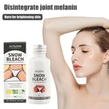 30ml Glowhite Snow Bleach Cream  Hyperpigmentation Lightens Dark Spots Penetrates Skin Layers Brightens Moisturizes Armpit Neck