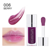 Hot Clear 6ml Crystal Jelly Moisturizing Lip Oil Plumping Lip Gloss Sexy Plump Lip Glow Oil Tinted Lip Plumper Lips Makeup
