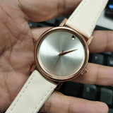WOKAI high quality casual men's belt quartz watch classic retro Roman simple style business male student electronic clock