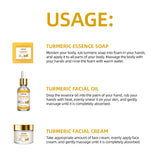 Séfralls Turmeric Skincare Set for All Skin TypesFirming moisturising deep cleansing anti-wrinkle nourishing blemish reduction