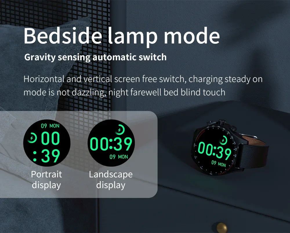 Hotsale Silver Gold Stainless Steel Color Smart Watch 1.58 Inch Bt Call Nfc Wireless Charging Smartwatch - Wear444