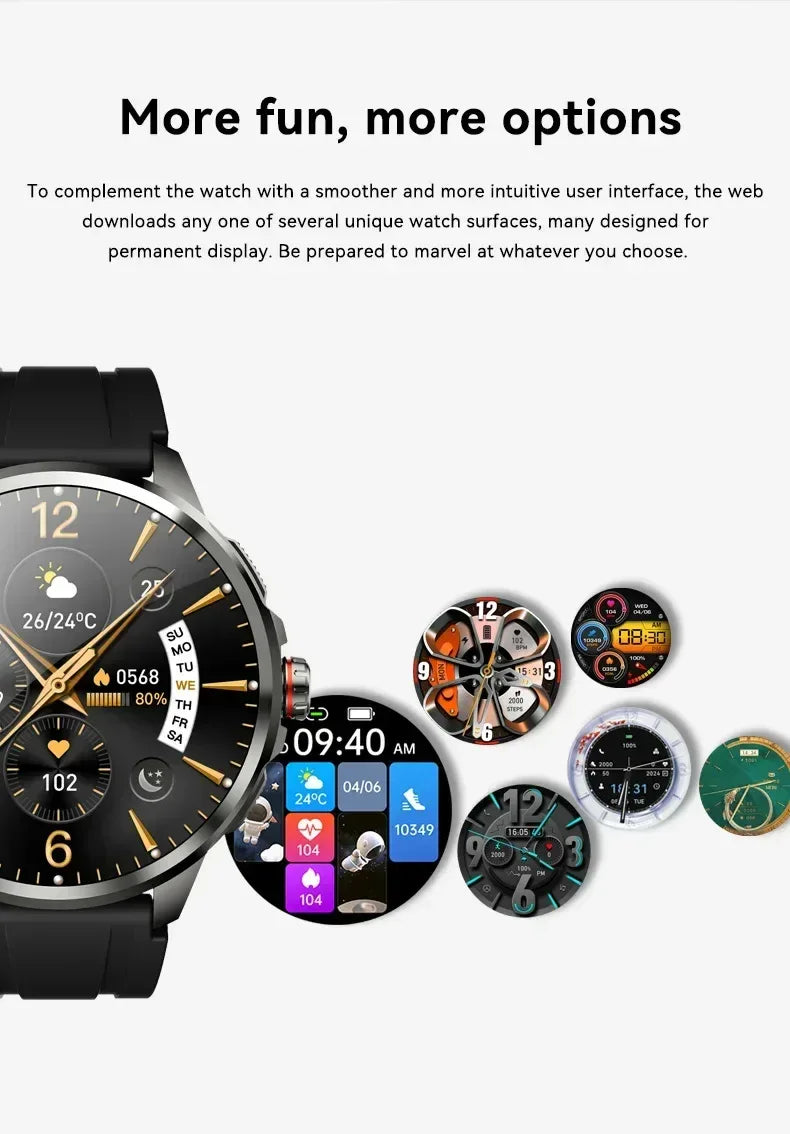 5G/4G Smart Watch 720*720 AMOLED 1.95 inch HD 900W Camera 8GB+128GB RAM 1990mAh Clock GPS WIFI Google APP Smartwatch Android 9.0 - Wear444