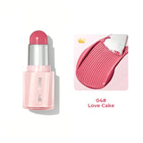 Page Vine Buttery Bliss Glow Blush Stick Bronzer Rouge 2-in-1 Natural Nude Shimmer Blusher Cream Brighten Flush Hydrated Makeup