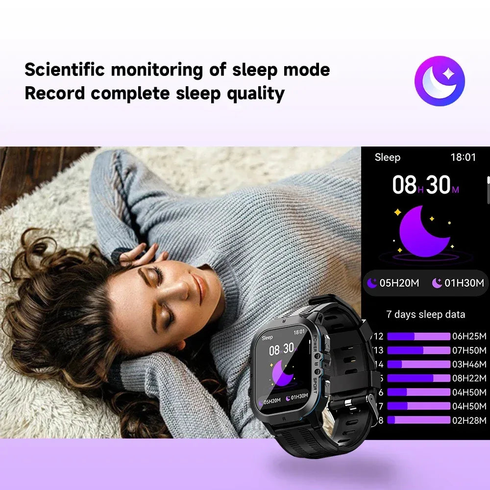 OUKITEL Smart Watch BT20 Sport SmartWatch BT5.2 350mAh 1.96" AMOLED Display - Wear444