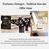 OLEVS Casual Fashion Business Quartz Watches for Men Top Brand Original Stainless Steel Mesh Belt Waterproof Calendar Men Watch