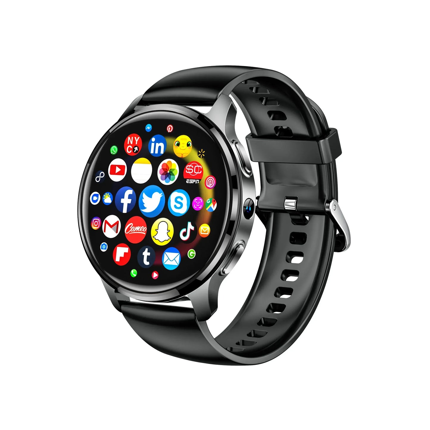 5G Android Smartwatch P68 With Rotary Camera GPS WIFI SIM Card 1.508 inch Amoled Screen 256GB Storage Waterproof Smart Watch Men - Wear444