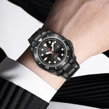 2025 new men's quartz watch fashion classic business men's watch quartz watch men's luminous calendar steel belt watch student