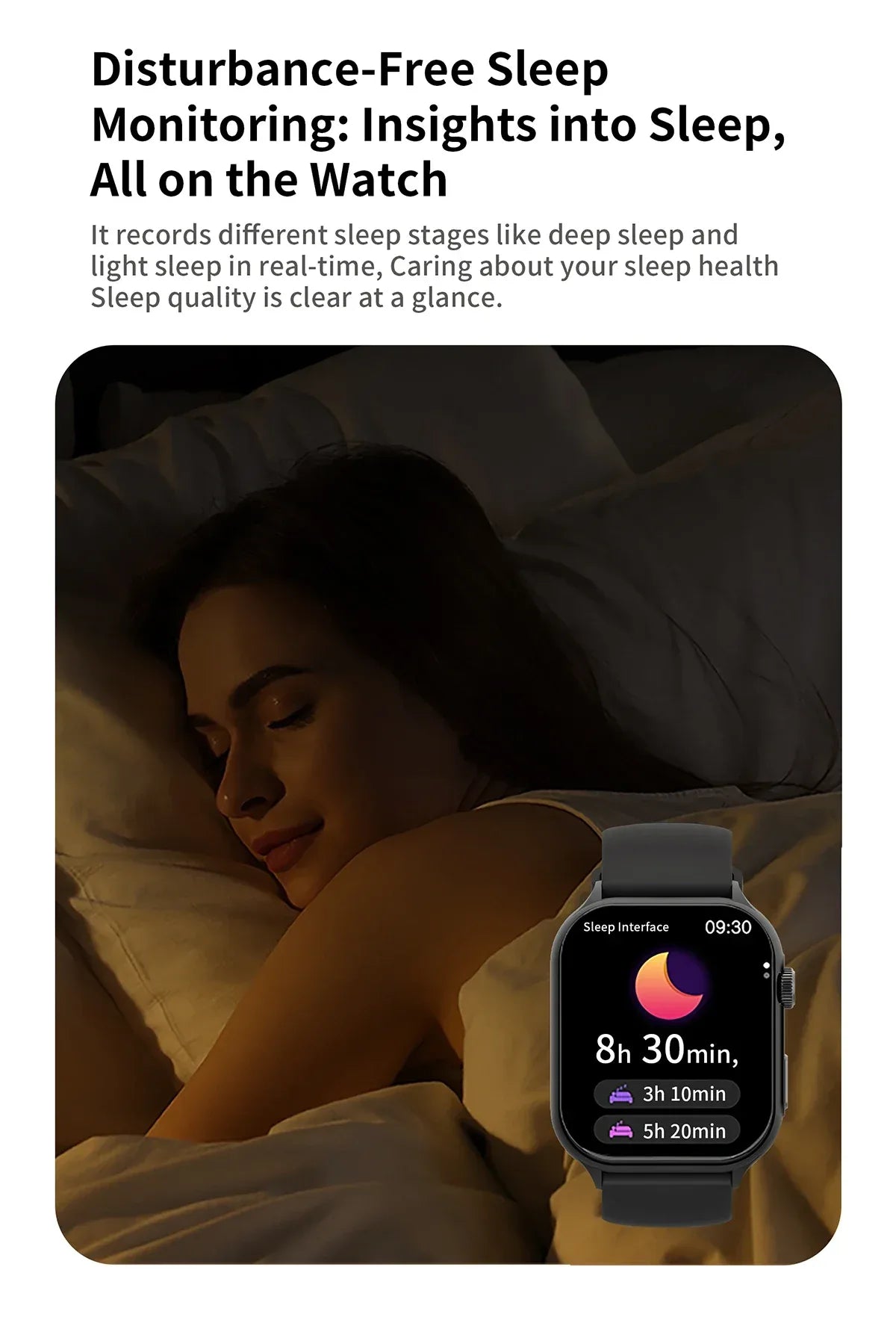 Original Lenovo Smart Watches Sports Fitness Watch Heart Rate Full Touch Screen BT Call Ultra Light Smartwatch for Men Women - Wear444