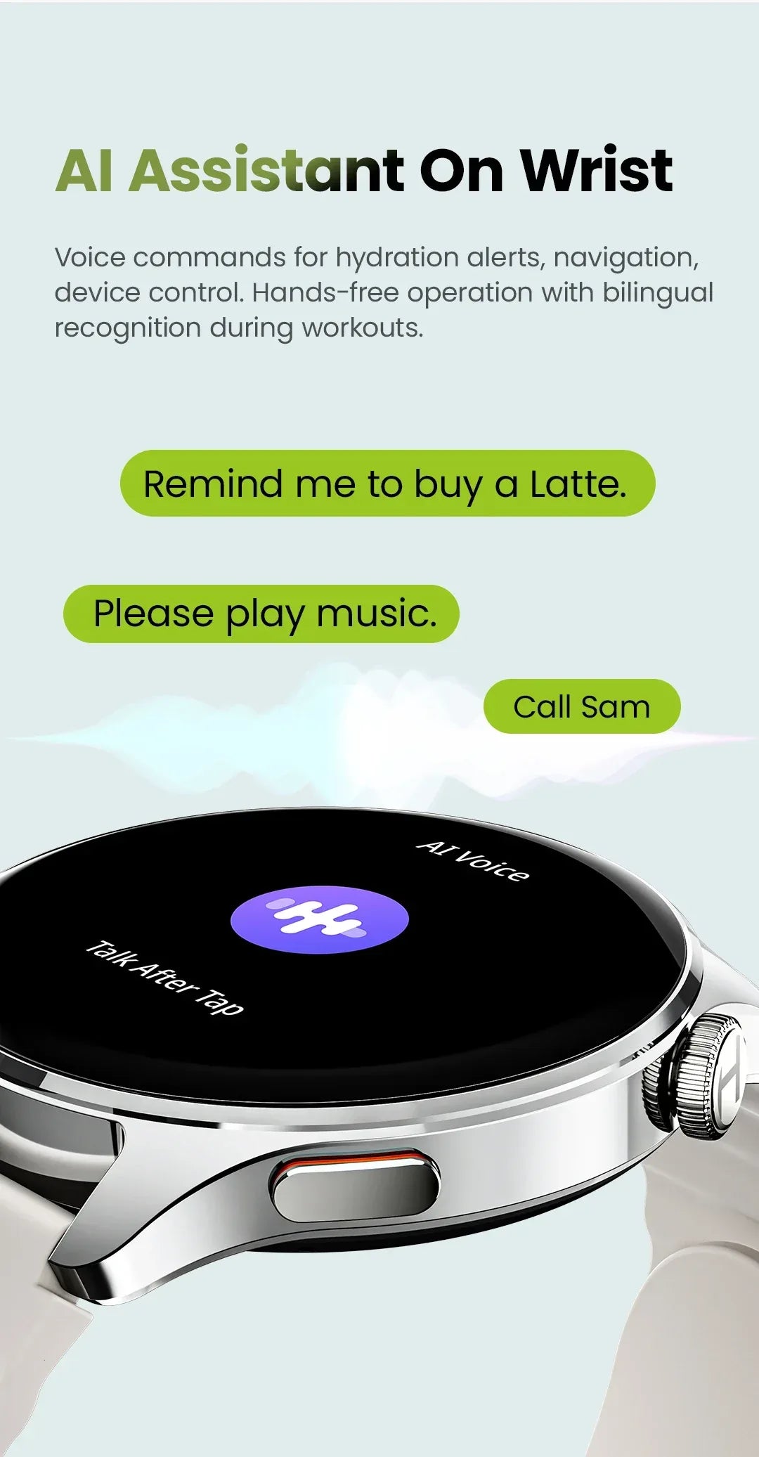 HAYLOU Watch 4S GPS Smartwatch 1.43” HD AMOLED Display 5 Satellite GPS Positioning 120+ Workout Modes Sport Fitness Smart Watch - Wear444