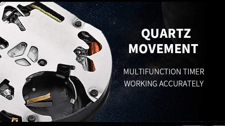 MEGIR Luxury Chronograph Watch - Leather Belt Luminous Sports Business