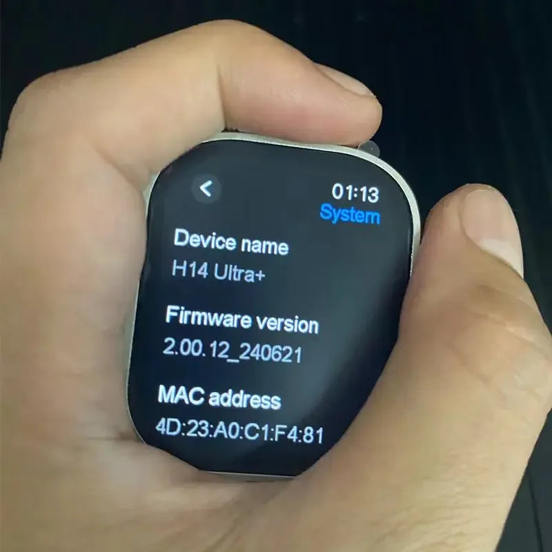 2025 Newest Smart Watch H14 Ultra Plus Hello Watch 3 Series Amoled Screen 49mm Heart Rate Music Sport Mode Smartwatch Men Women - Wear444