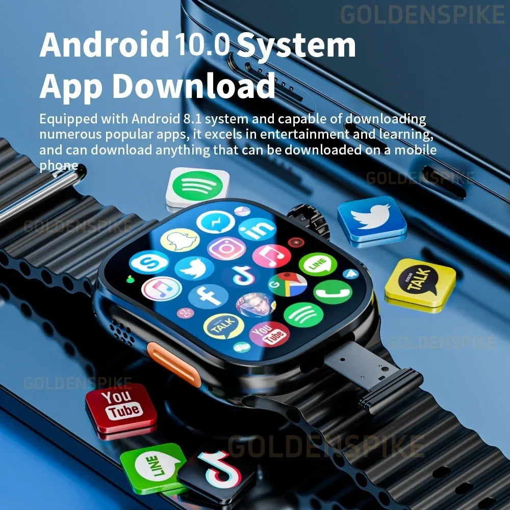 Curved Display S10 Ultra 3 Smartwatch JC02 Pro Smart Watch With 190° Rotary Camera NFC GPS WIFI Compass 2.26inch Amoled Screen - Wear444