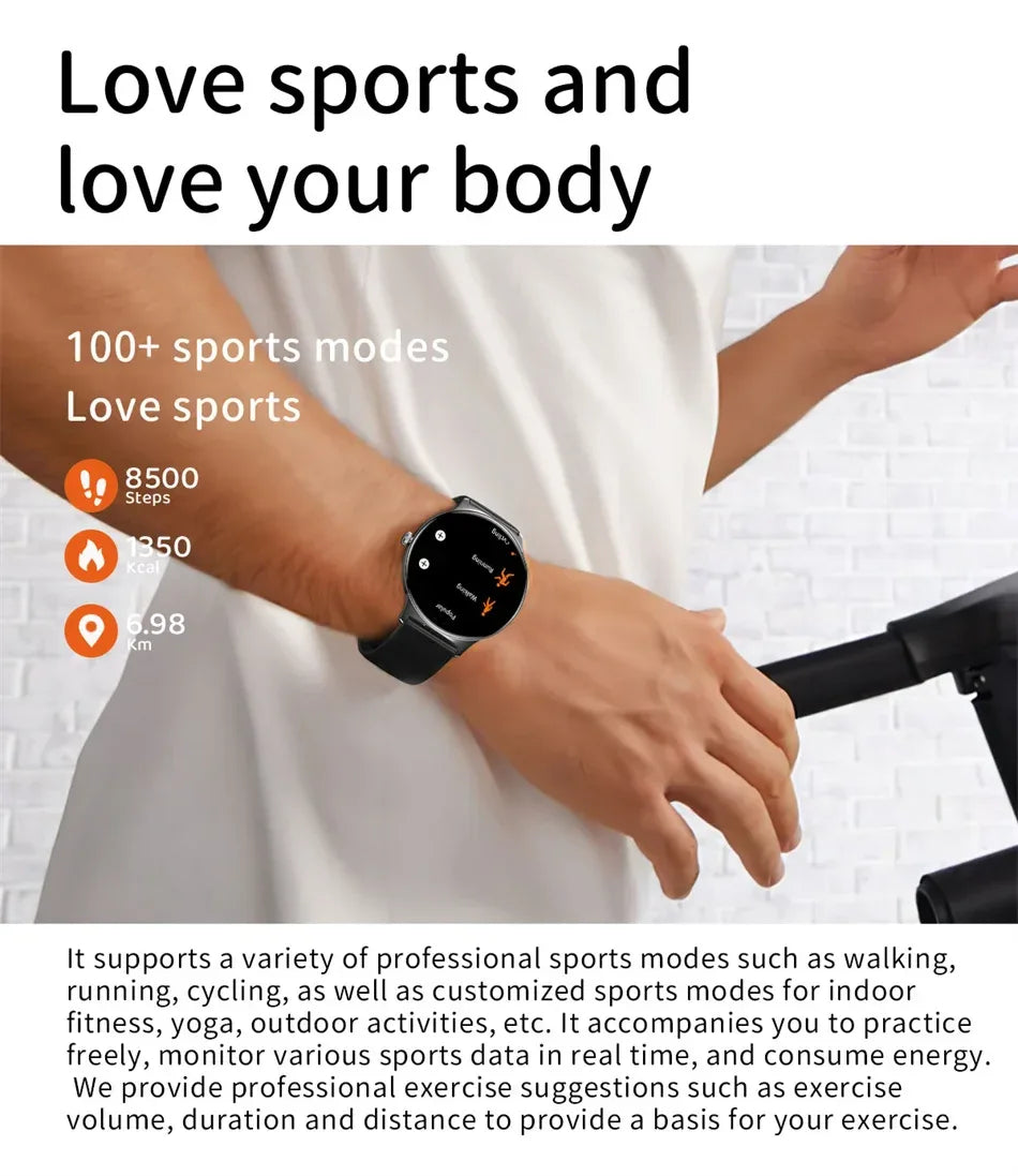 For Huawei Xiaomi New Ultra Thin Smart Watch Women Screen Always Display Time Sports Bracelet Bluetooth Call Fashion Smartwatch - Wear444