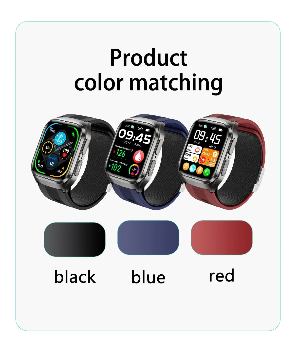 2025New Heart Health Analysi NFC Air Pump+Air Bag Smart Watch Men Accurate Blood Pressure Uric Acid ECG Call Smart Bracelet lady - Wear444