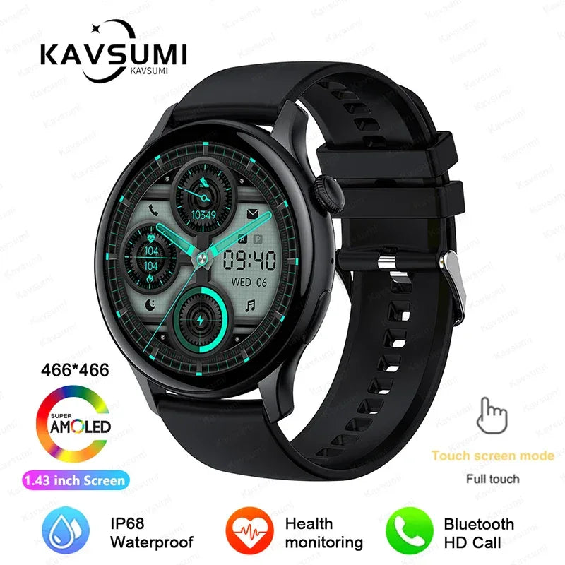 Smartwatch for Women AMOLED Screen Always Display Time NFC IP68 Waterproof Sports Call Women Smart Watch For Women Custom dial - Wear444