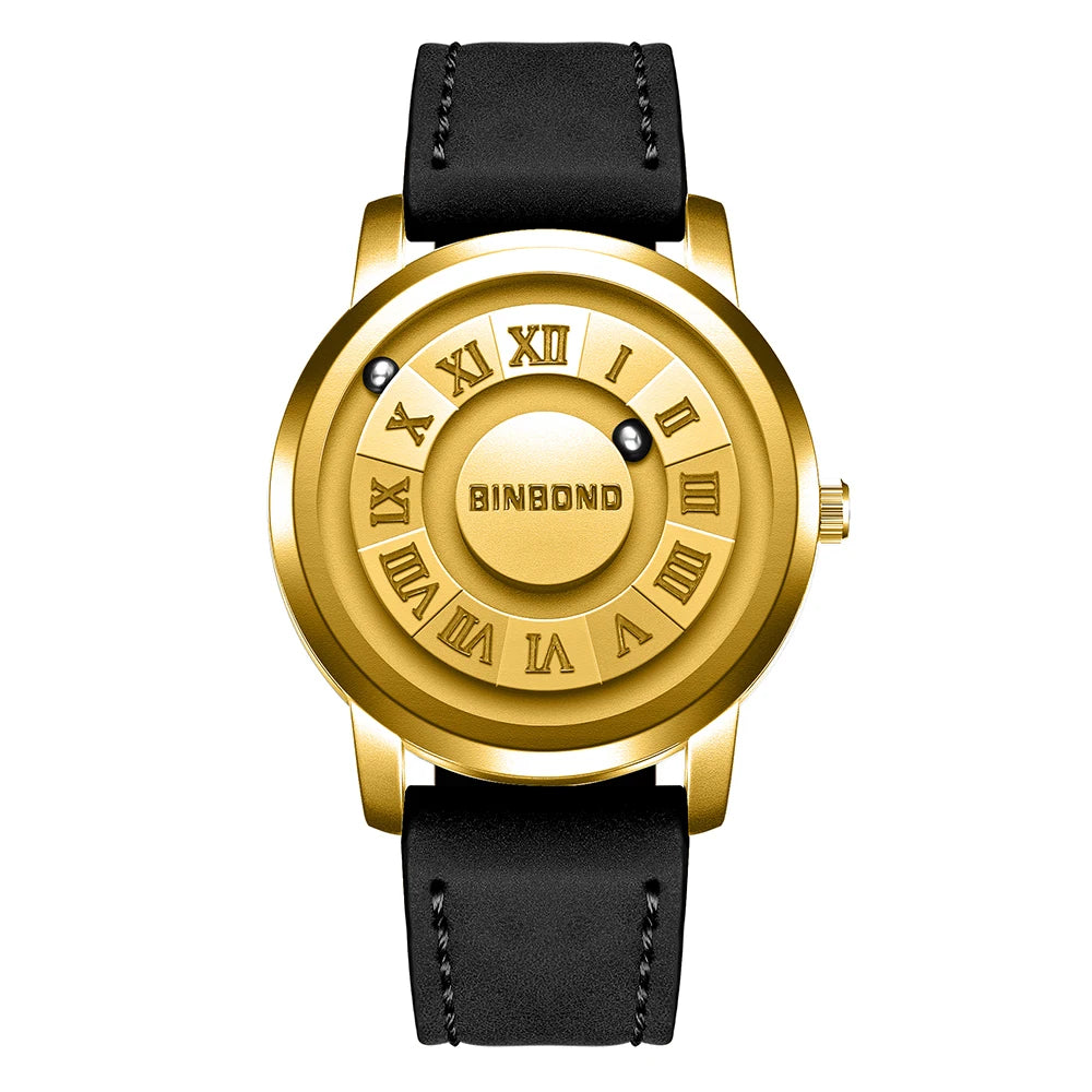 BINBOND Men Quartz Watches Top Brand Luxury Stainless Steel Waterproof Hollow Out Stainless steel Wristwatches Relogio Masculino
