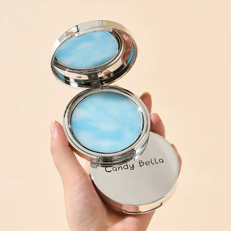 Candy Bella Violet&Blue Cream To Powder Skin-friendly Skin Natural Face Long Lasting Oil-controlling Contouring Powder Cosmetics