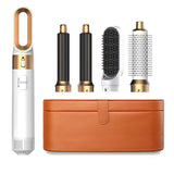 5-in-1 Hairstyling Tool is a revolutionary hair styling machine that combines the power of a hair dryer, straightener, curler,vo