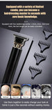 Electric Hair Clipper Rechargeable Haircut Machine Waterproof Hair Trimmer Usb Rechargeable Shaver