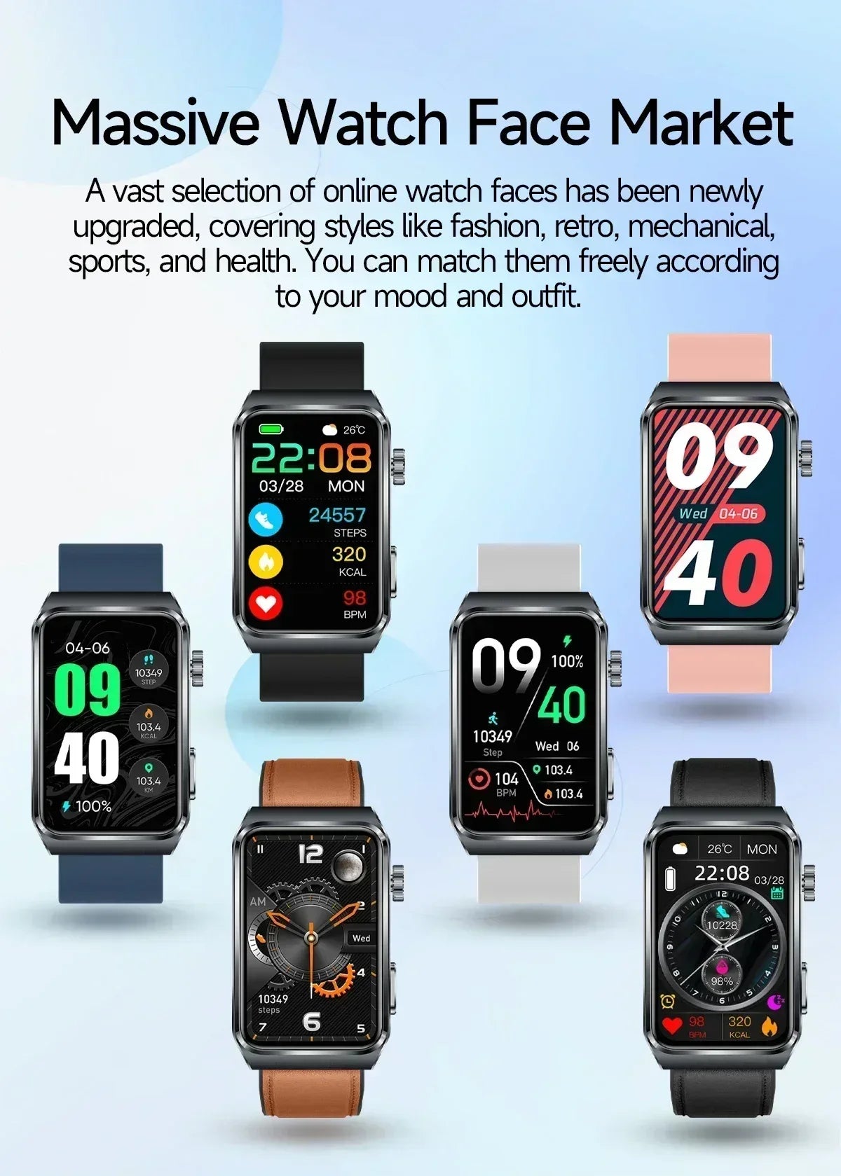 2025 New Nursing Grade ECG+PPG Pulse therapy Smartwatch Men Blood lipid Uric acid Bluetooth call Health Bracelet For Android iOS - Wear444