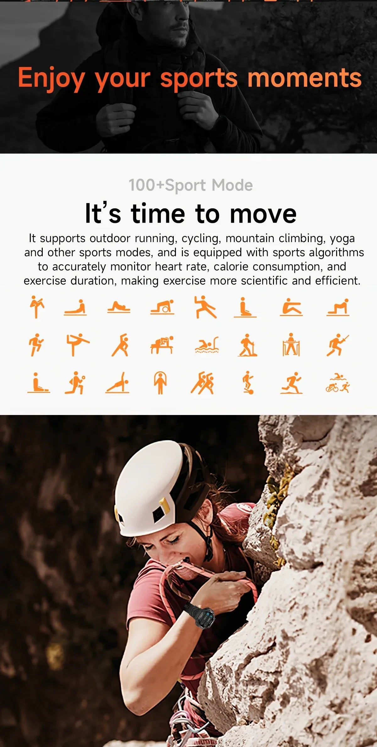 Military Smart Watch T-Rex 3 Bulit-in GPS Compass Altimeter Barometric 10ATM IP69K Waterproof AMOLED Bluetooth Call Smart watch - Wear444