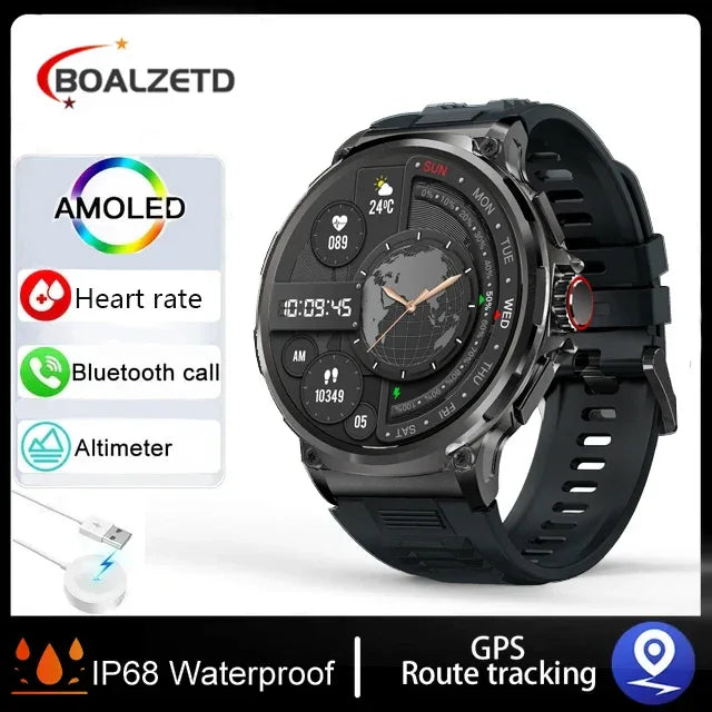 2025 New1.85Inch HD Bluetooth Call Smart Watch Men Sports Fitness Tracker Heart Monitor 710mAh Smartwatch For Android ios - Wear444