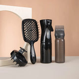 1-4pcs Hair Oil Dispenser Bottle Root Comb Applicator Dispenser For Hair Oil Reusable Scalp Massager Shampoo Brush Dye Hair Tool