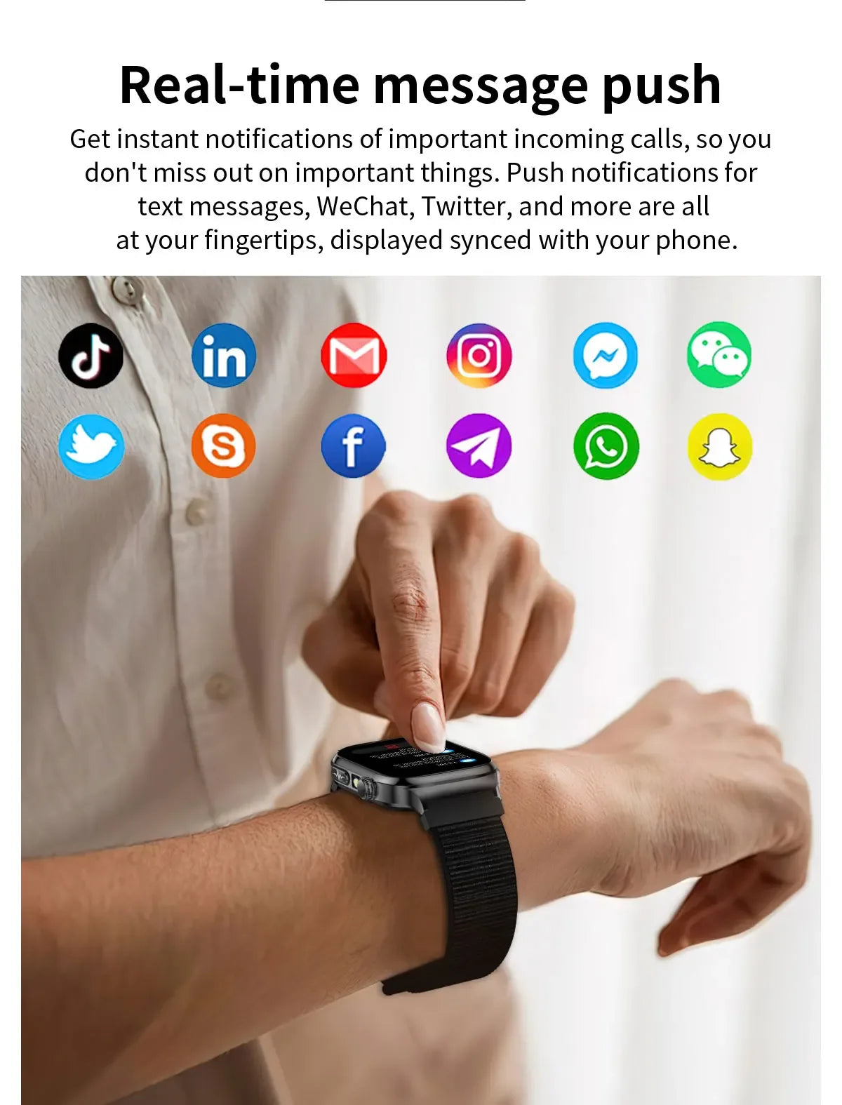 Accurate Measurement Health Smart Watch ECG+PPG Uric Acid Blood Pressure Blood Lipids BT Call Bluetooth Sport tracker Smartwatch - Wear444