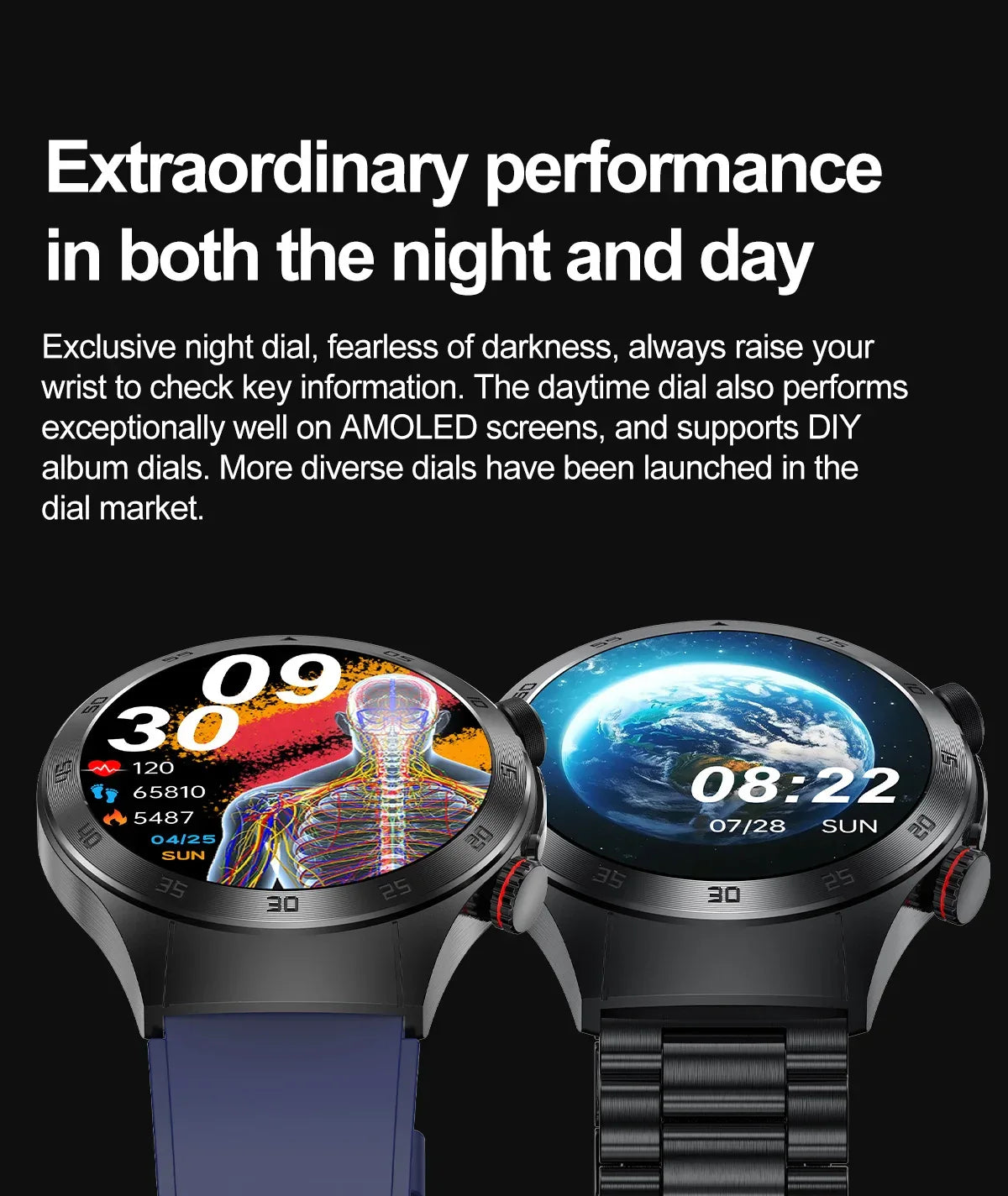 For Xiaomi Precise Laser Therapy Bracelet Uric Acid Blood Lipid ECG+PPG Health Smart Watch Bluetooth Call Smartwatches 2025 New - Wear444