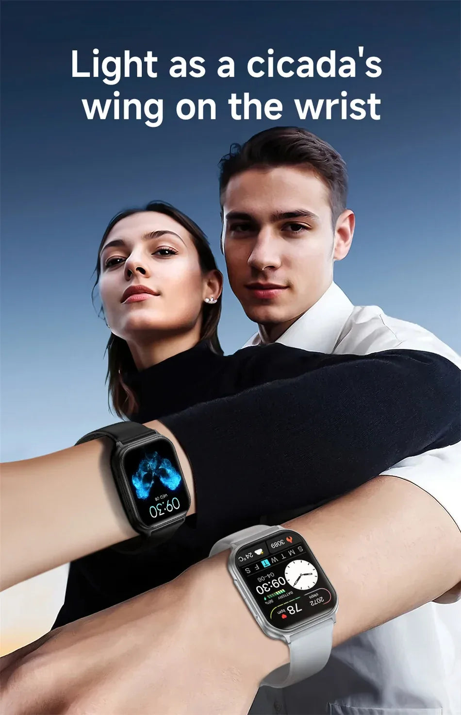 700mAh Lady fashion Smart Watch Men Women Heart Rate Blood Pressure Fitness Tracker Bluetooth Call Smartwatch Man For Android - Wear444