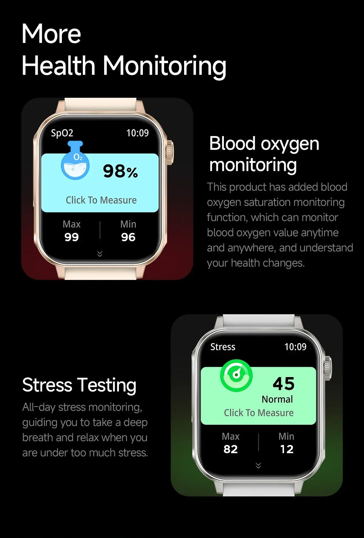 COLMI P80 Type-c Smartwatch Men Women Health Manager Bluetooth Call IP67 Waterproof Flashlight Smart Watch For Xiaomi iOS Phone - Wear444