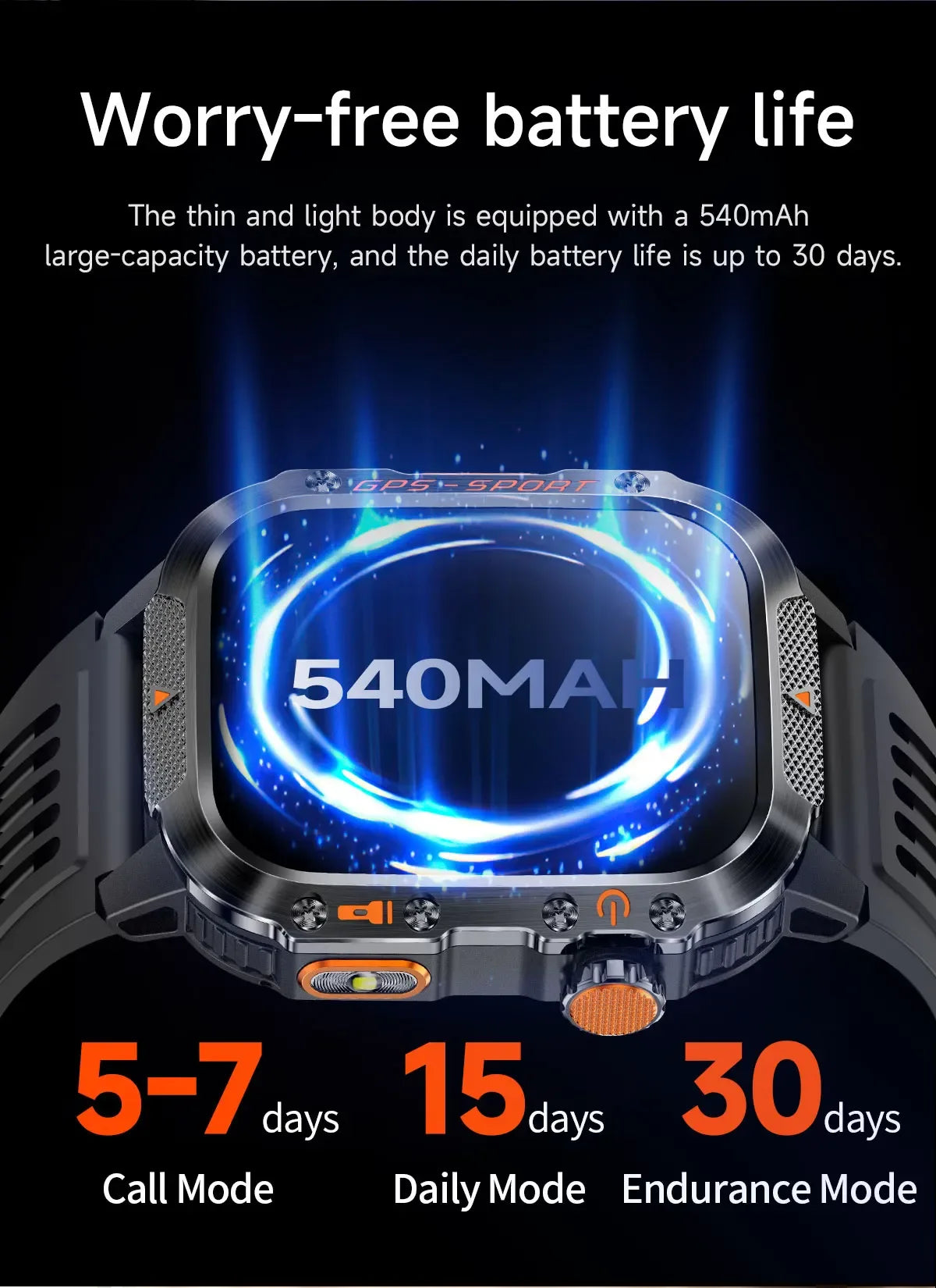 2025 New GPS Military Outdoor Sports Smart Watch Men 2.01-inch AMOLED 3ATM IP69K Waterproof Compass Call Swim Fitness Smartwatch - Wear444