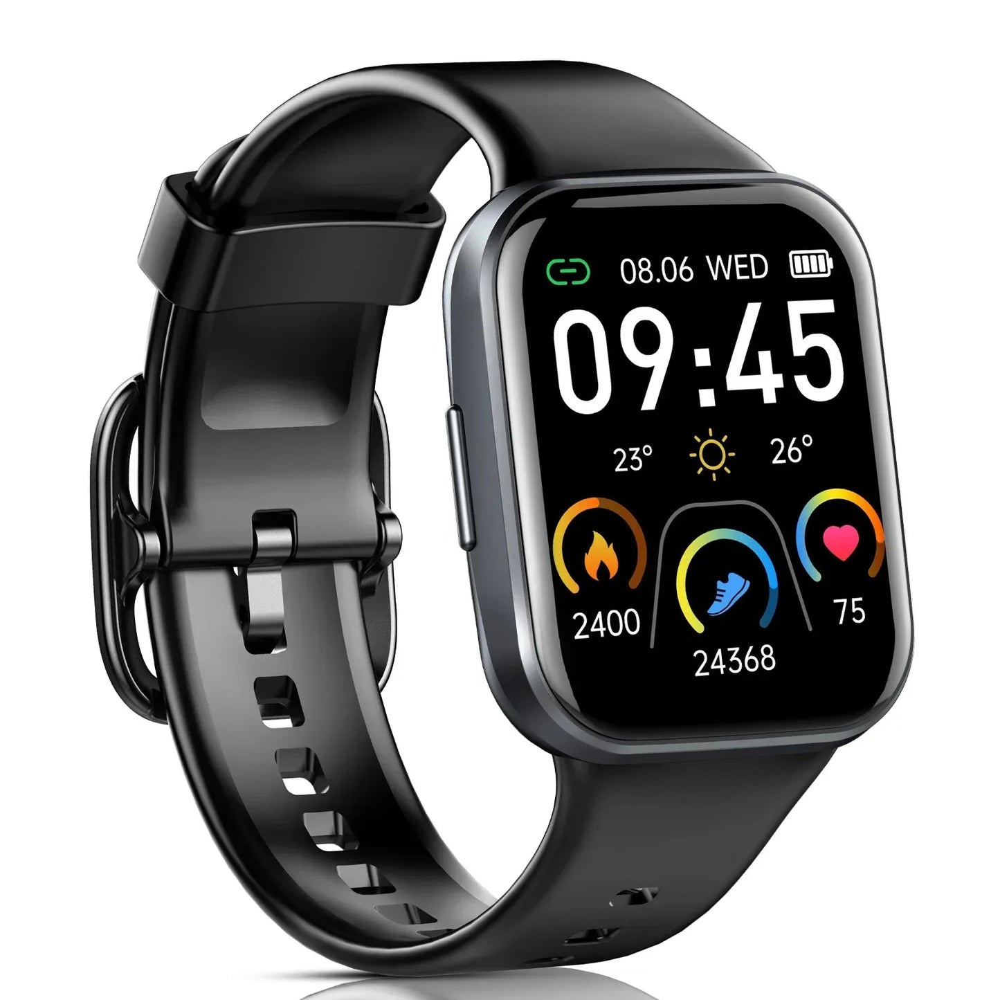Q23 Smart Watch, Fitness Tracker Watch, 1.69'' Touch Smartwatch Fitness Watch with Pedometer/Sleep Monitor. - Wear444