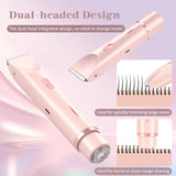 2025 NEW Dual Head Remove Hairs Electronic Shavers Body Epilator Shaving Hair Removal Ladies Shaver Machine for Women